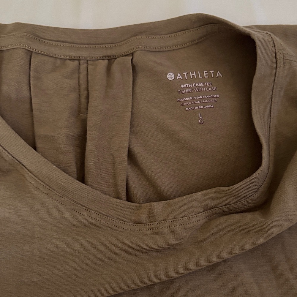 Athleta Tan Ease Tee